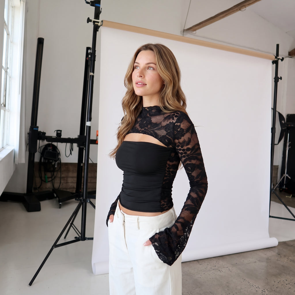 HELOISE | TOP DE ENCAJE