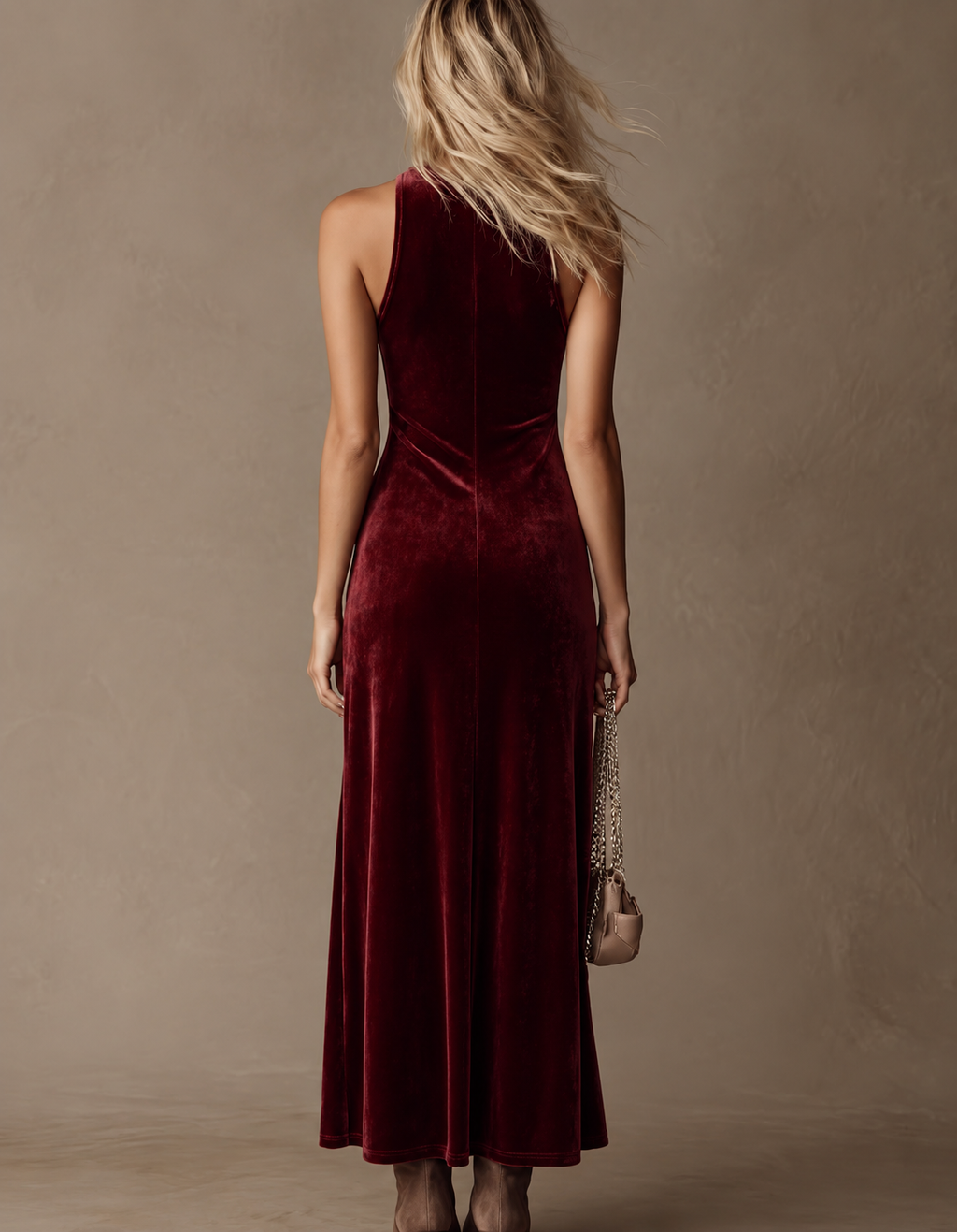 VELOURSOIR | VESTIDO MAXI DE TERCIOPELO