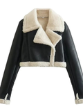 Chaqueta teddy de peluche chic