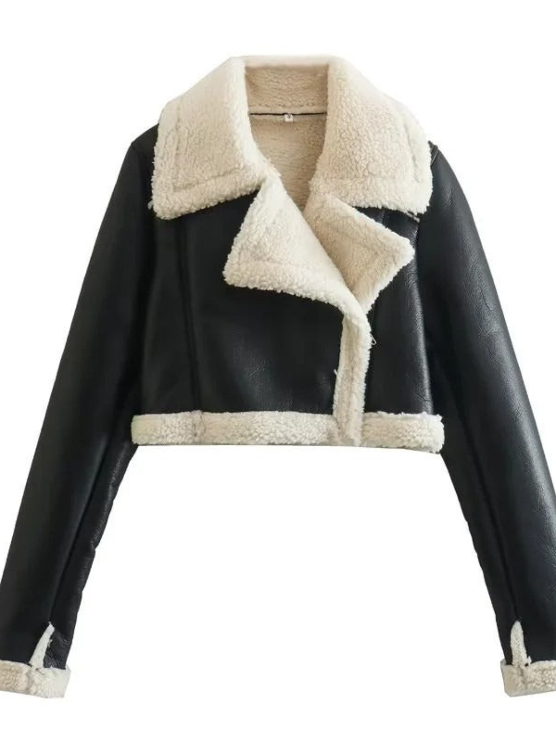 Chaqueta teddy de peluche chic