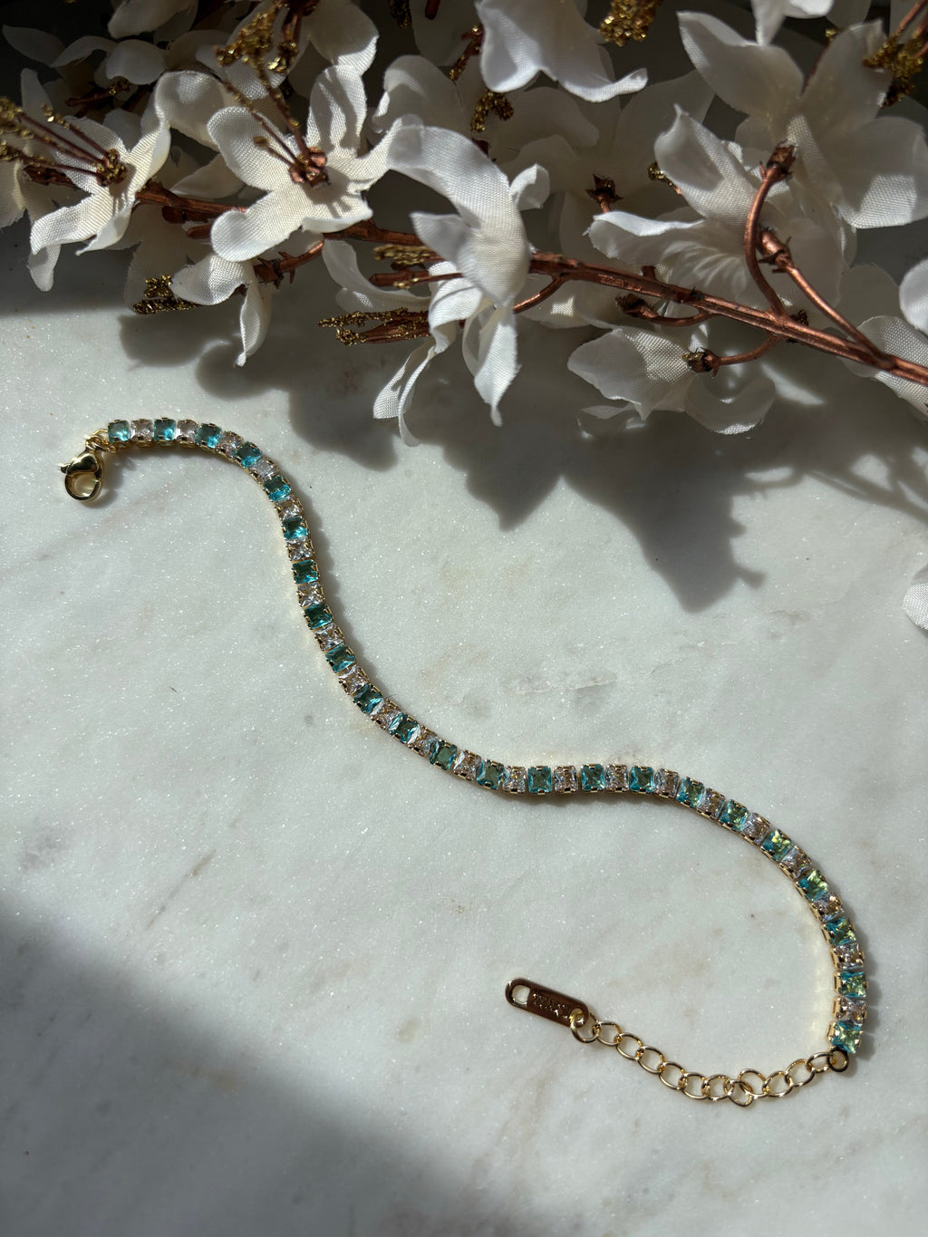 Pulsera de tenis Azuera