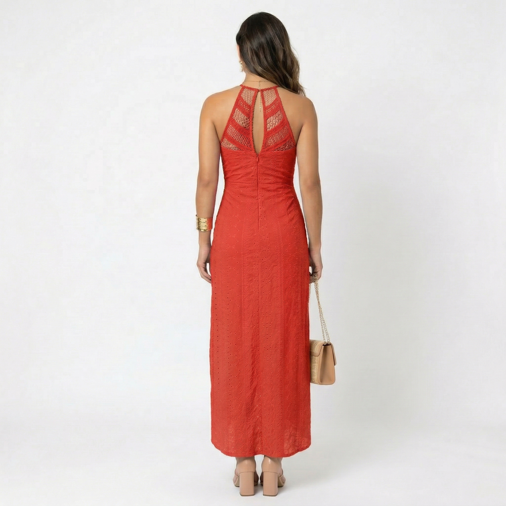 Vestido cruzado fluido