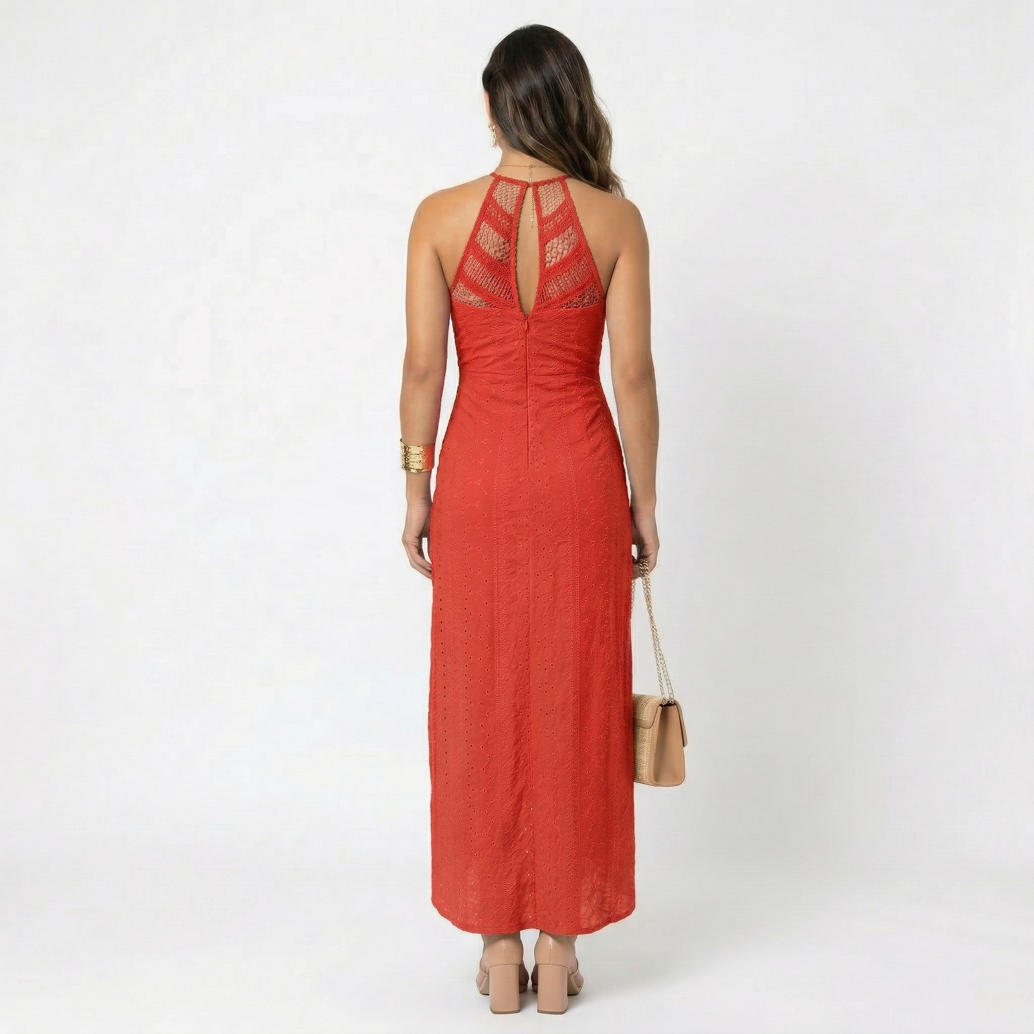 Vestido cruzado fluido