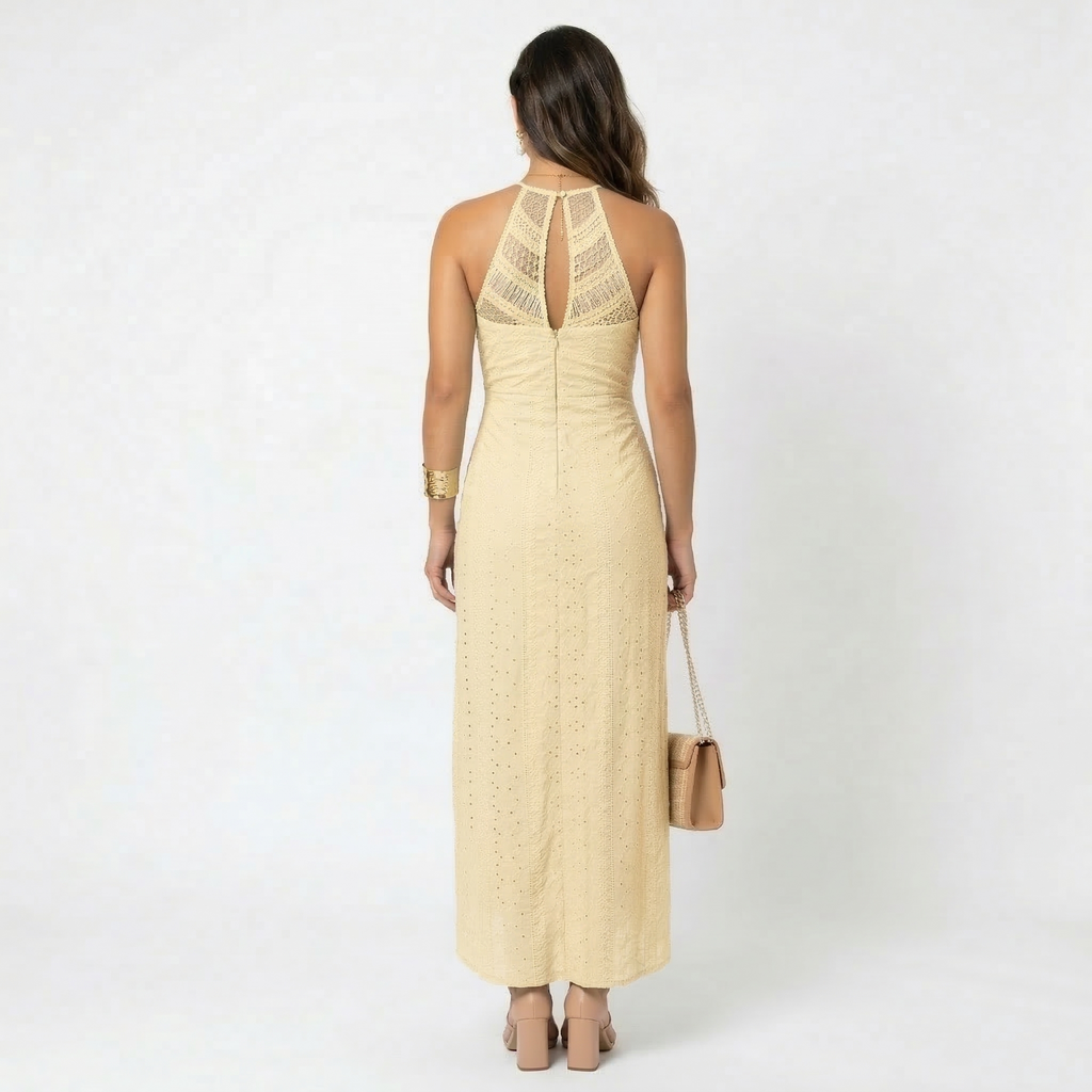 Vestido cruzado fluido