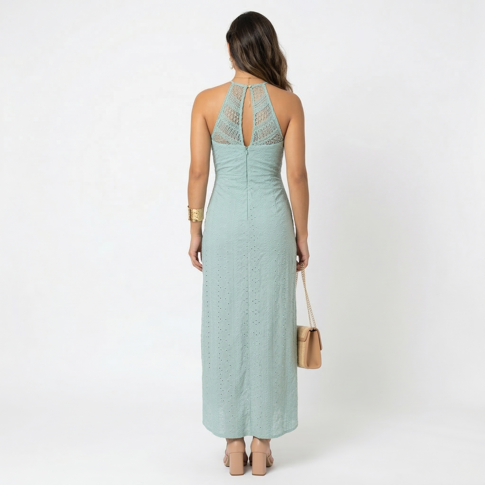 Vestido cruzado fluido