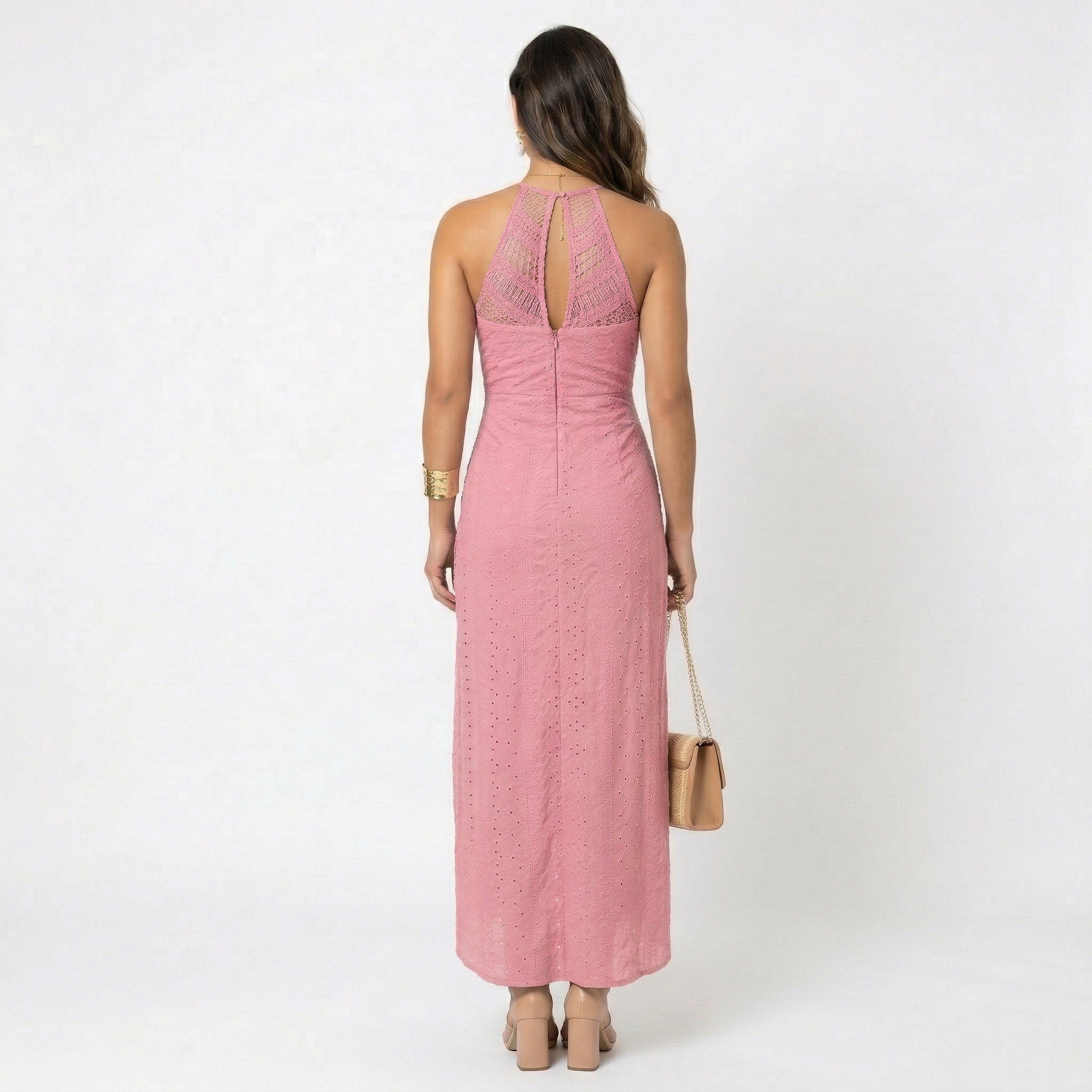 Vestido cruzado fluido