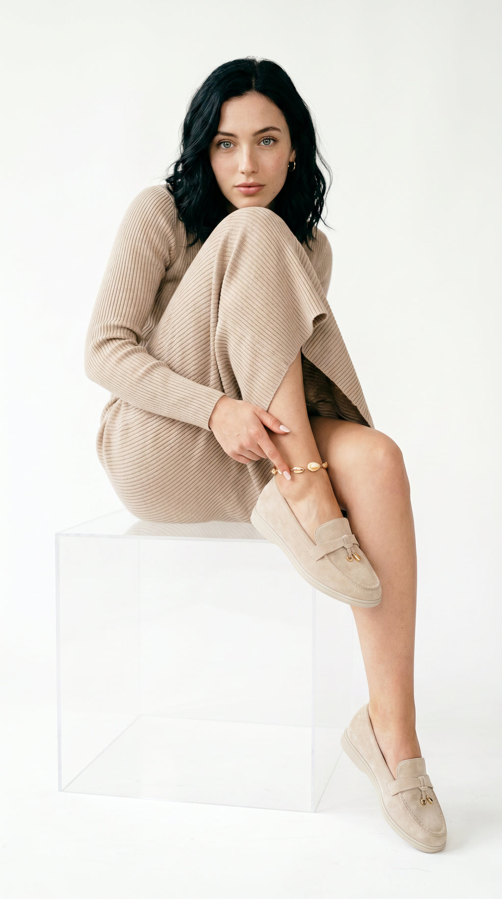 Élise | Mocasines Beige