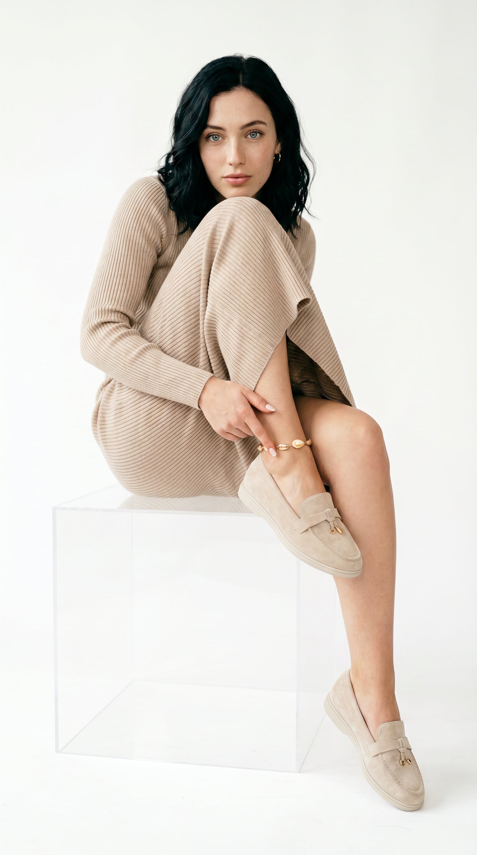 Élise | Mocasines Beige