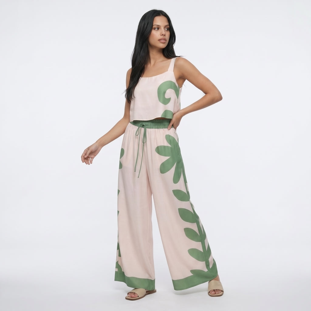 MARGAUX | CONJUNTO SIN MANGAS FLORAL