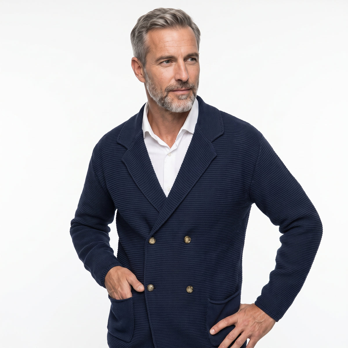 TEXTORIN | BLAZER DE PUNTO TEXTURIZADO