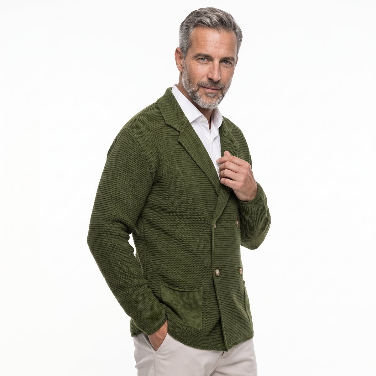 TEXTORIN | BLAZER DE PUNTO TEXTURIZADO