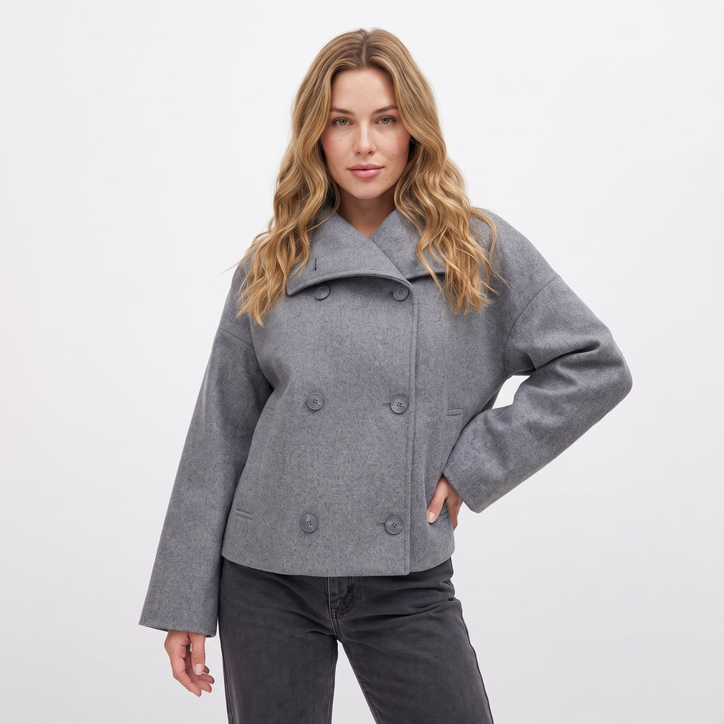 WALLIS | ABRIGO DE DOBLE BOTONADURA
