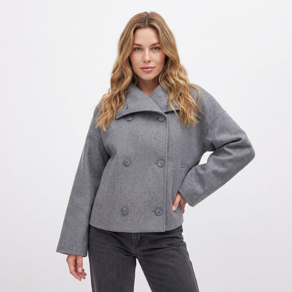 WALLIS | ABRIGO DE DOBLE BOTONADURA