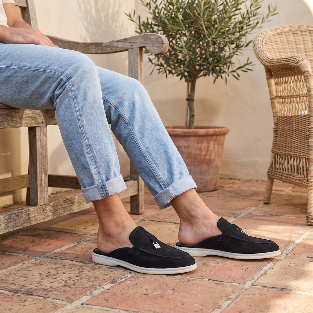 Mules de Ante Riviera - Negro