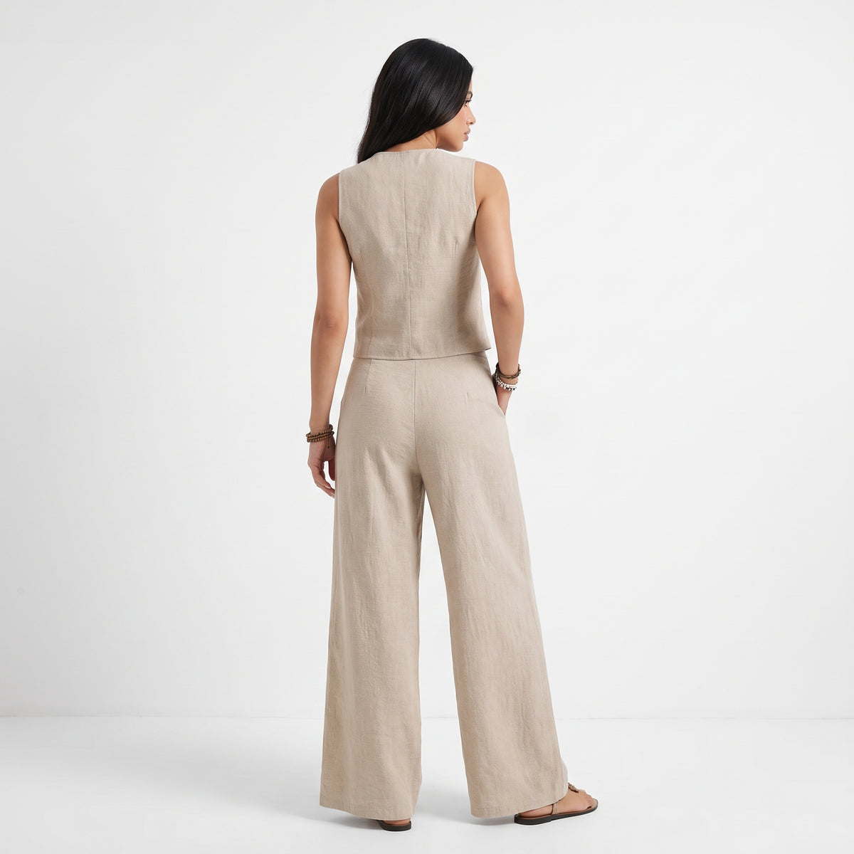 MAXENCE | CONJUNTO CHALECO + PANTALON DE REGALO