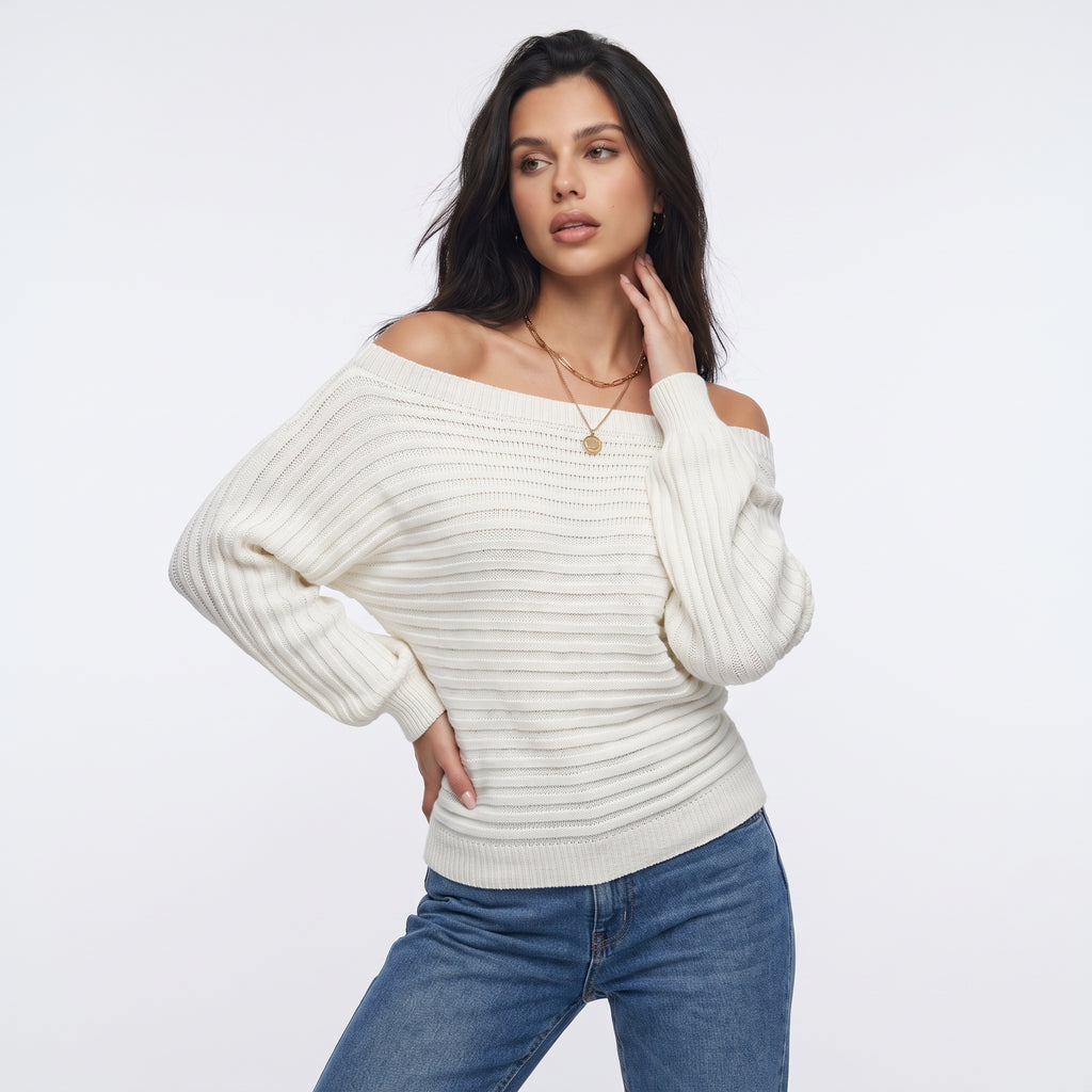 EPAULINE | SUETER OFF-SHOULDER