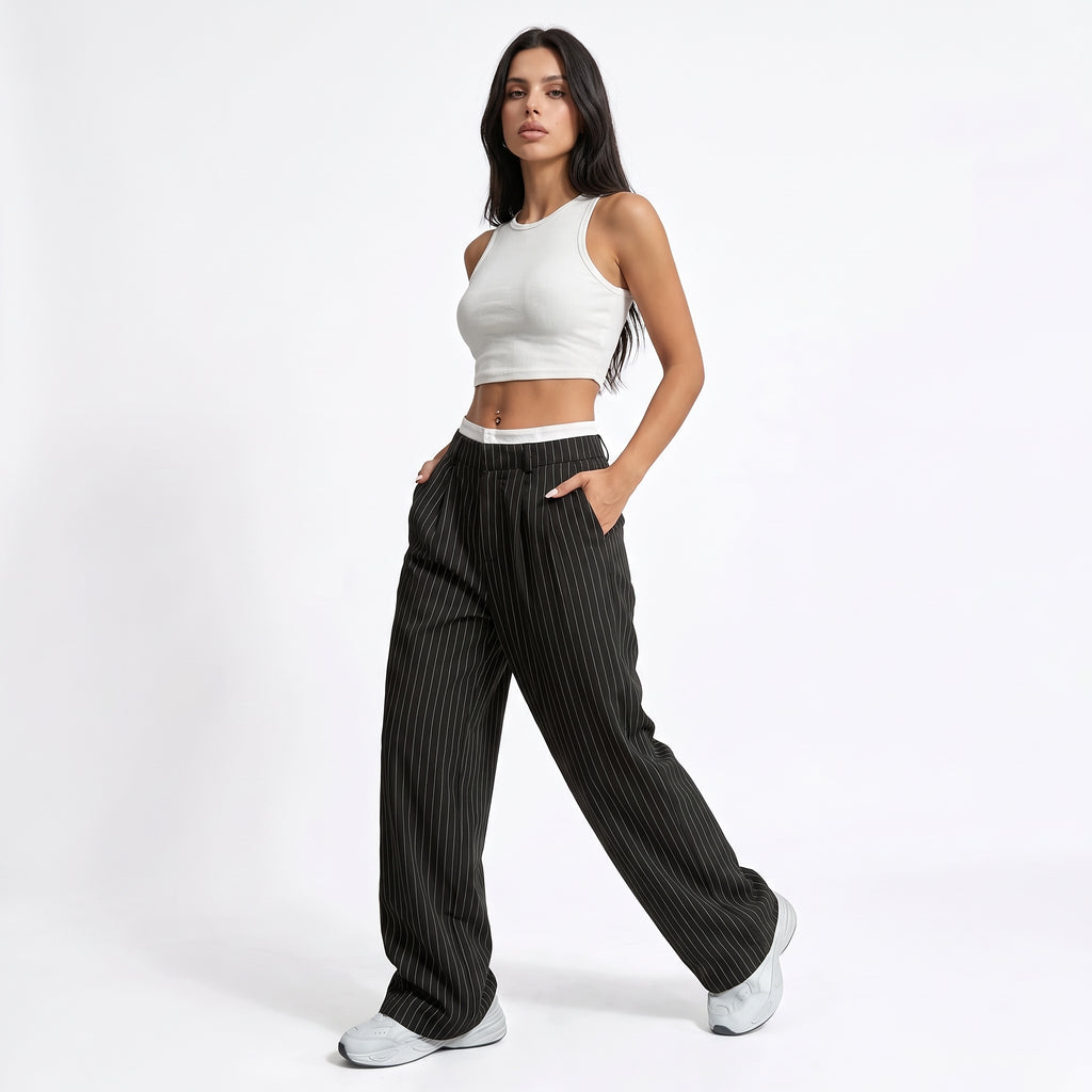 SILLAGE | PANTALON DE VESTIR DE RAYA DIPLOMATICA