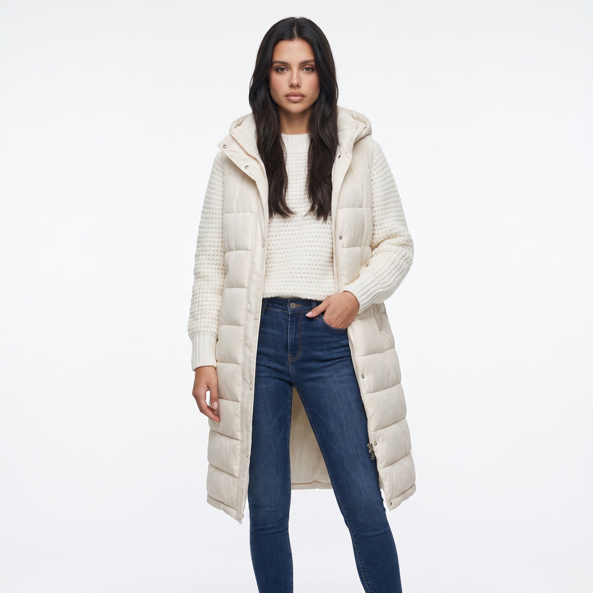 LONGIVENTE | CHALECO PUFFER LARGO