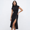 ZIPPOLINE | VESTIDO MIDI CON CREMALLERA