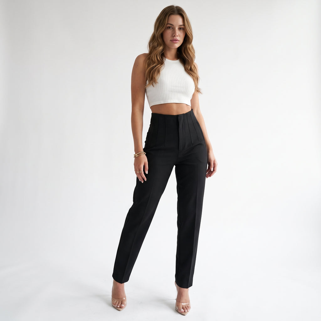 DORINE | PANTALONES DE TIRO ALTO