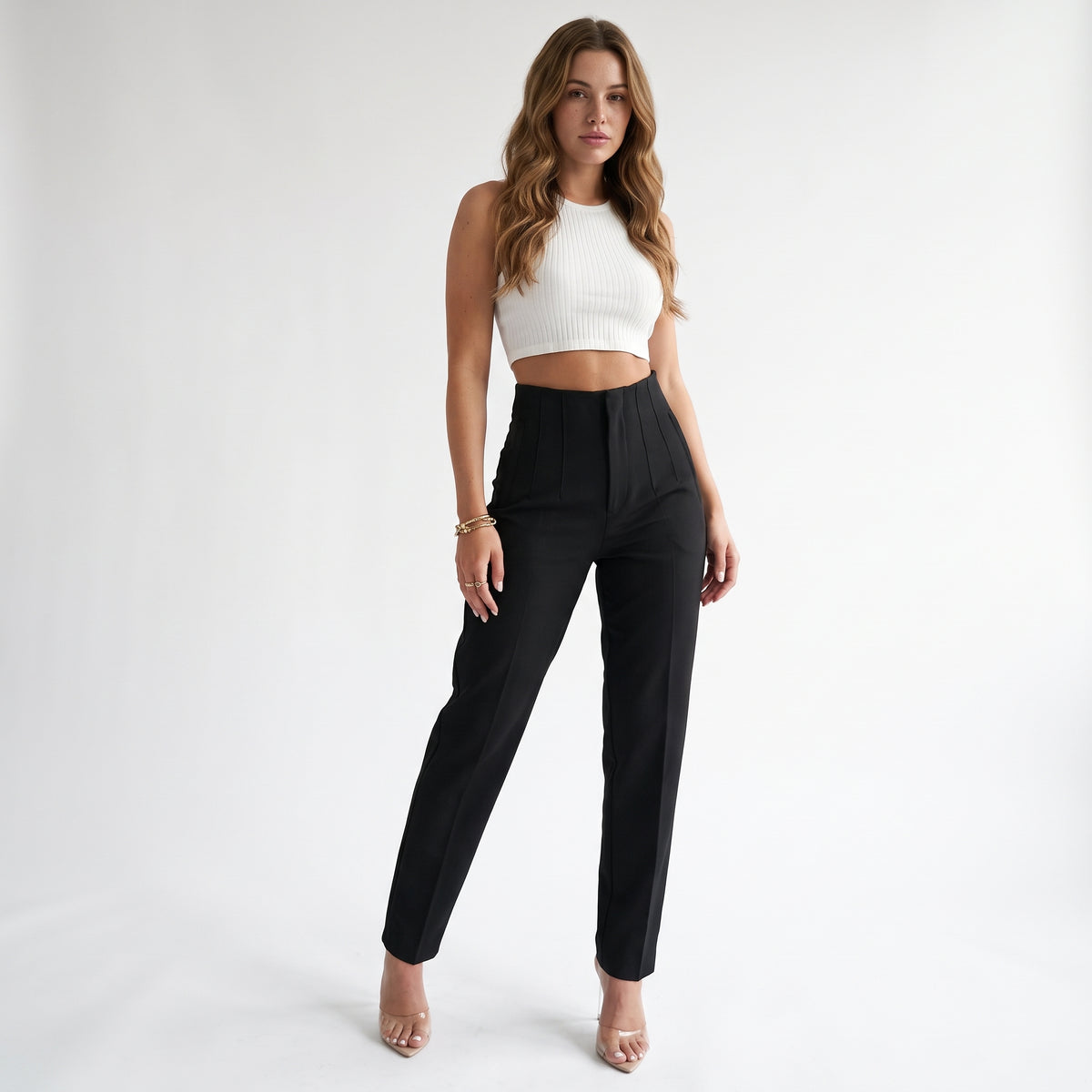 DORINE | PANTALONES DE TIRO ALTO