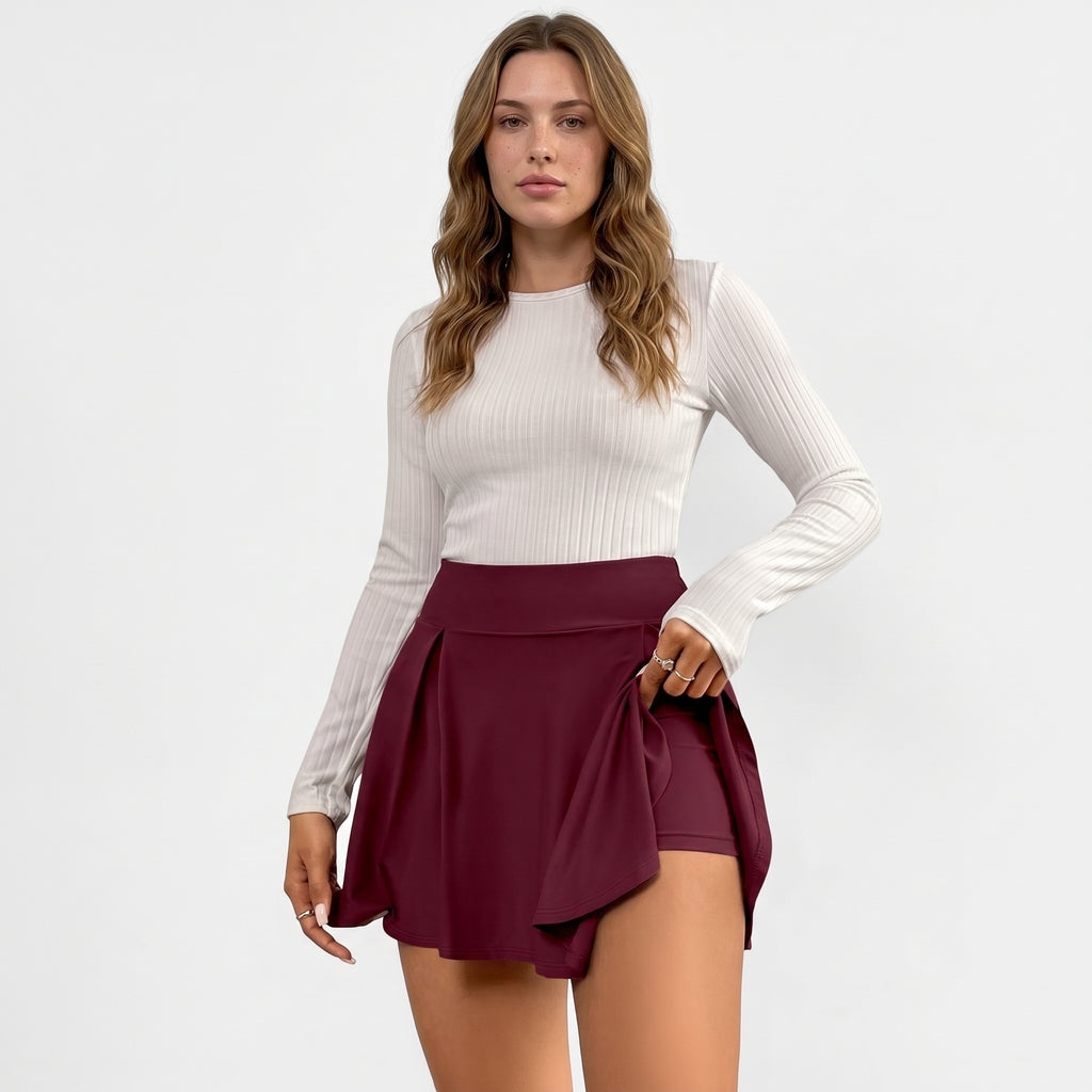 CORALIS | SHORTS DE TENIS CON FALDA