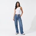 CARGOLINE | JEAN CARGO DE PIERNA ANCHA