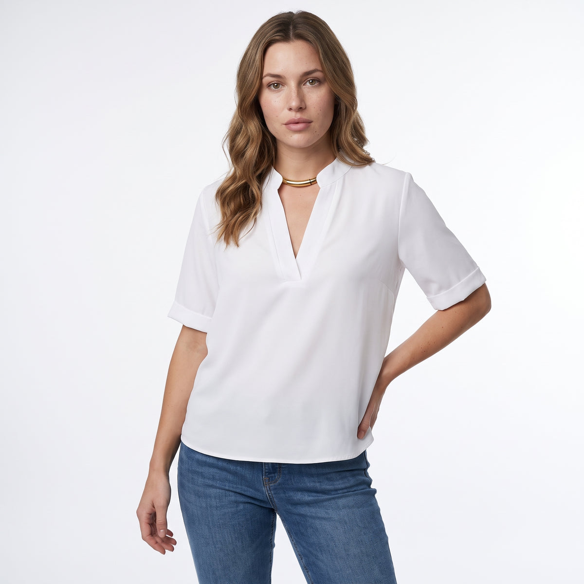 VIOLETTE | BLUSA CHIC DE CUELLO EN V