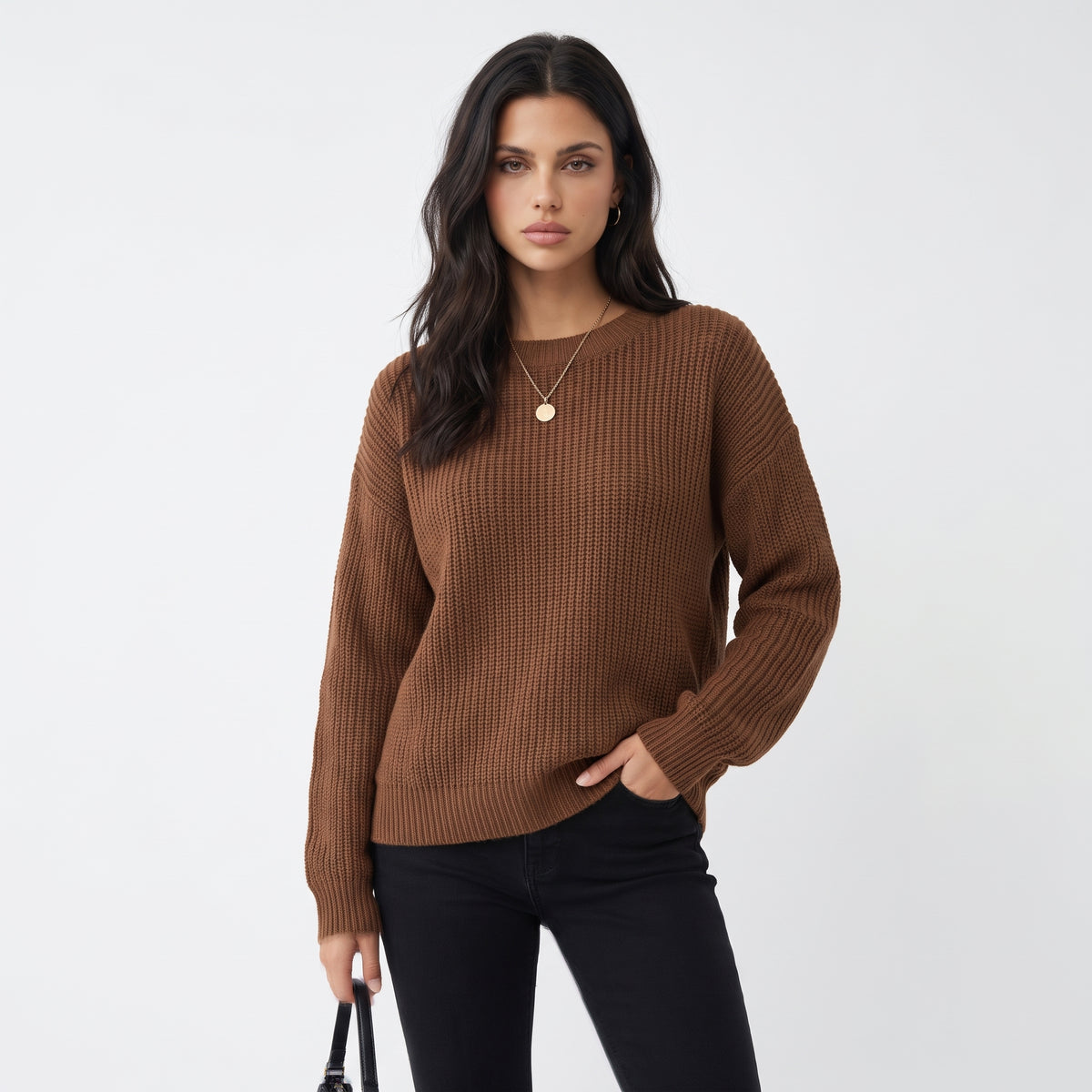 LOSANGELLE | PULLOVER DE PUNTO CON ROMBOS