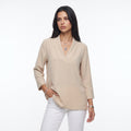 CHALINE | BLUSA CON CUELLO CHAL