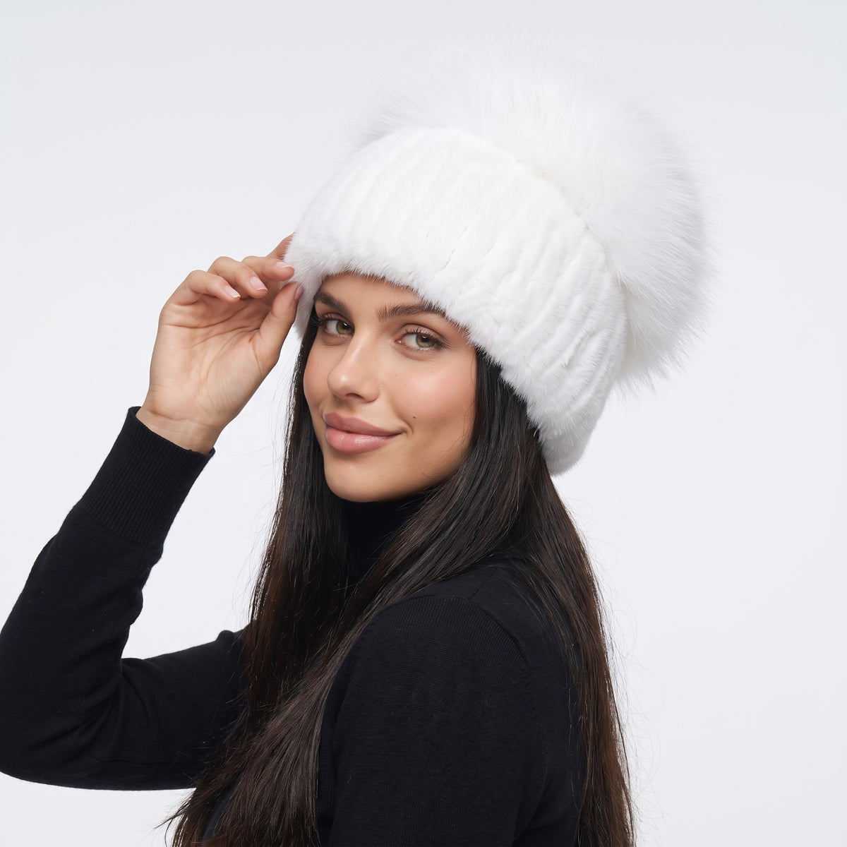 RENARDINE | GORRO DE PIEL DE ZORRO