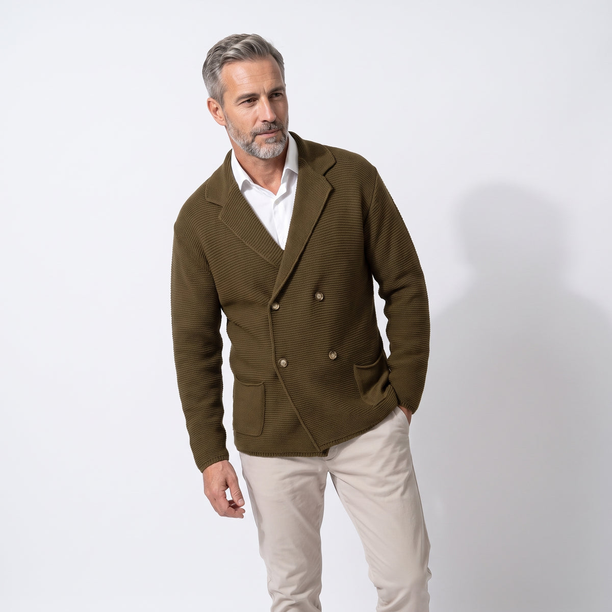 TEXTORIN | BLAZER DE PUNTO TEXTURIZADO