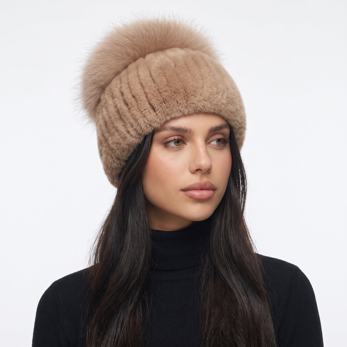 RENARDINE | GORRO DE PIEL DE ZORRO