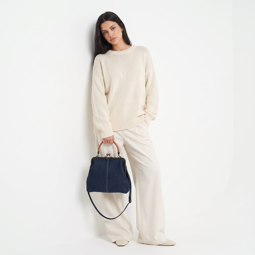 INDIGOTINE | BOLSO DE HOMBRO VAQUERO