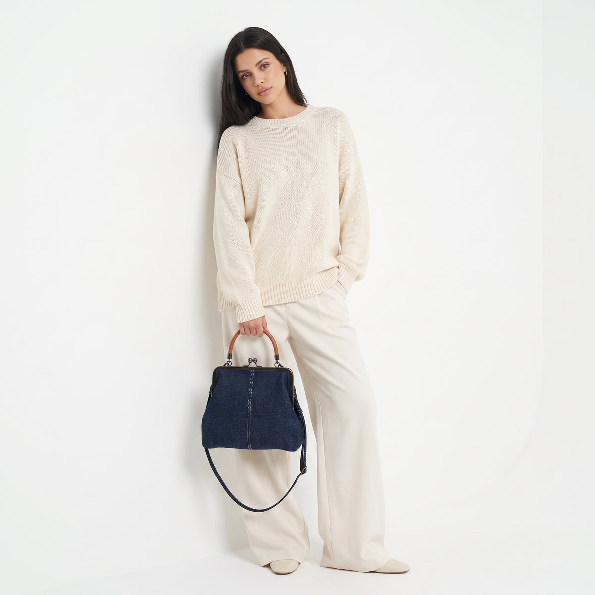 INDIGOTINE | BOLSO DE HOMBRO VAQUERO