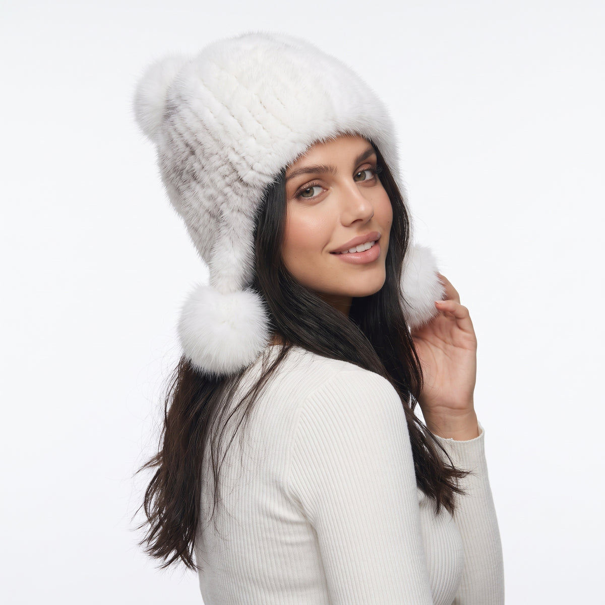 SCINTILLELLE | GORRO DE PIEL SINTETICA