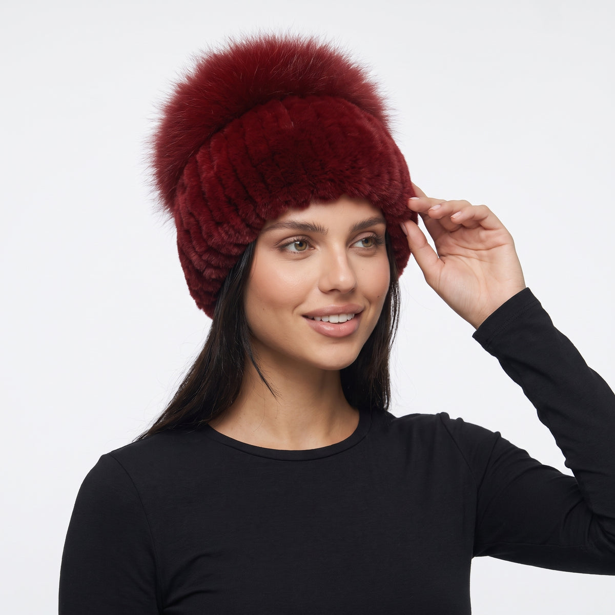 RENARDINE | GORRO DE PIEL DE ZORRO
