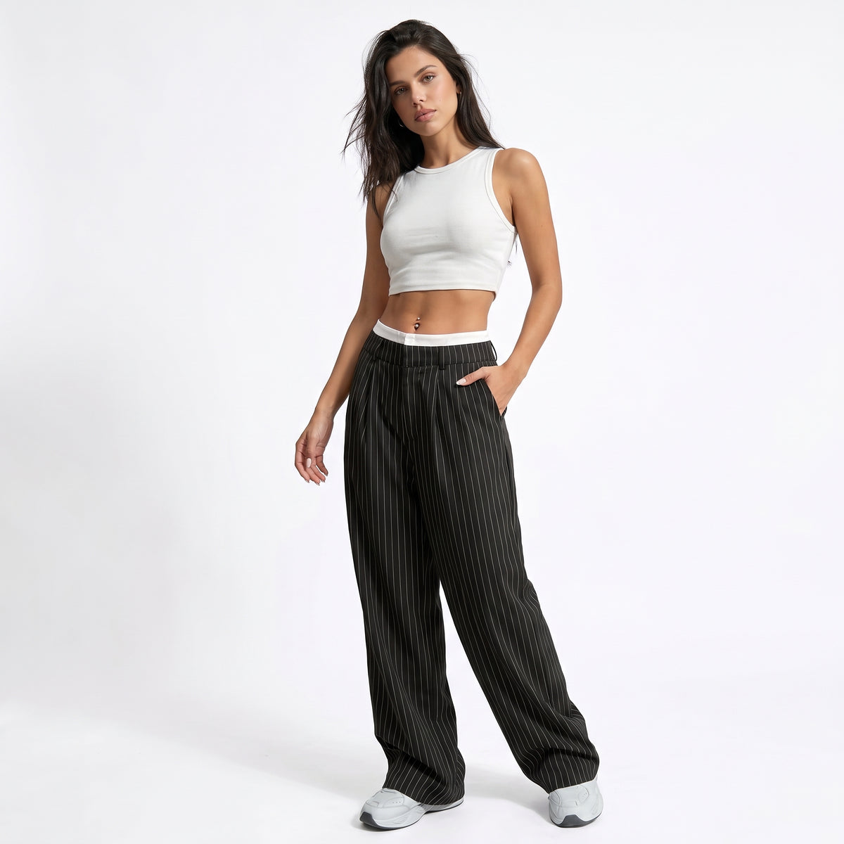 SILLAGE | PANTALON DE VESTIR DE RAYA DIPLOMATICA