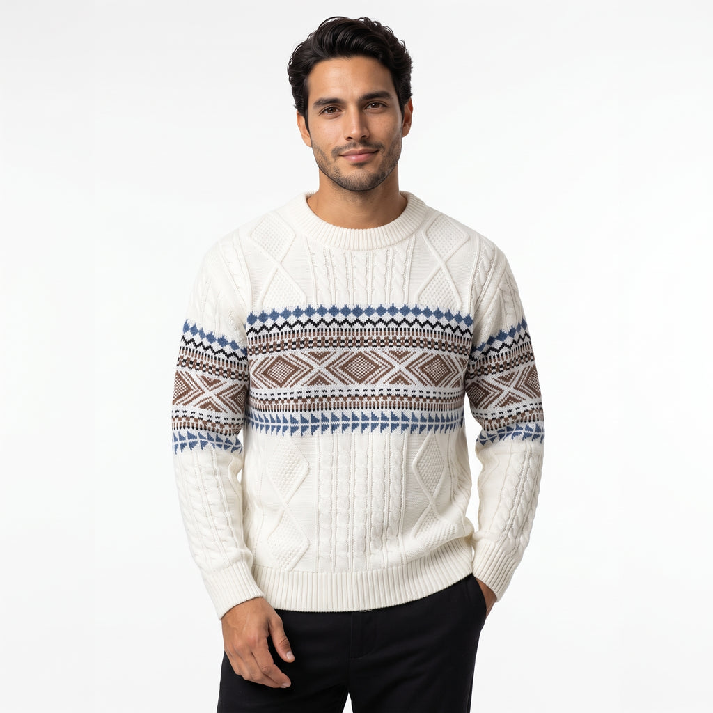 TORSADELLE | PULLOVER DE PUNTO TRENZADO