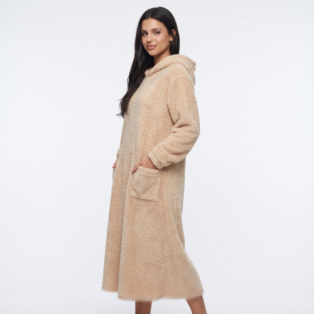 CAPUCHINE | VESTIDO LOUNGE CON CAPUCHA