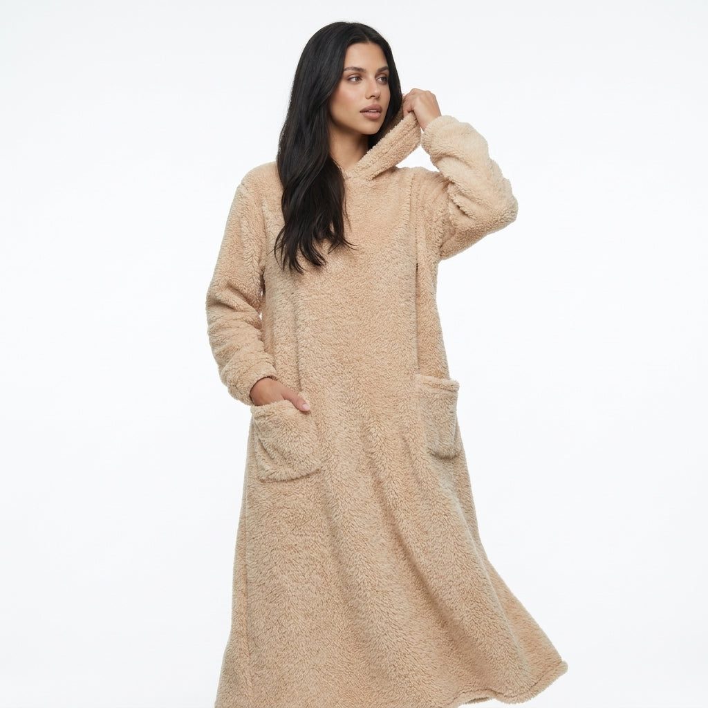 CAPUCHINE | VESTIDO LOUNGE CON CAPUCHA