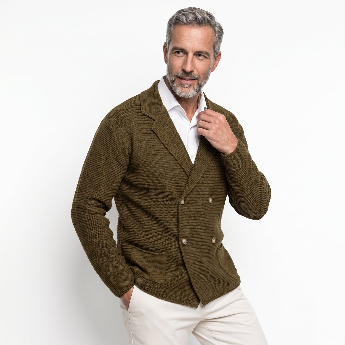 TEXTORIN | BLAZER DE PUNTO TEXTURIZADO