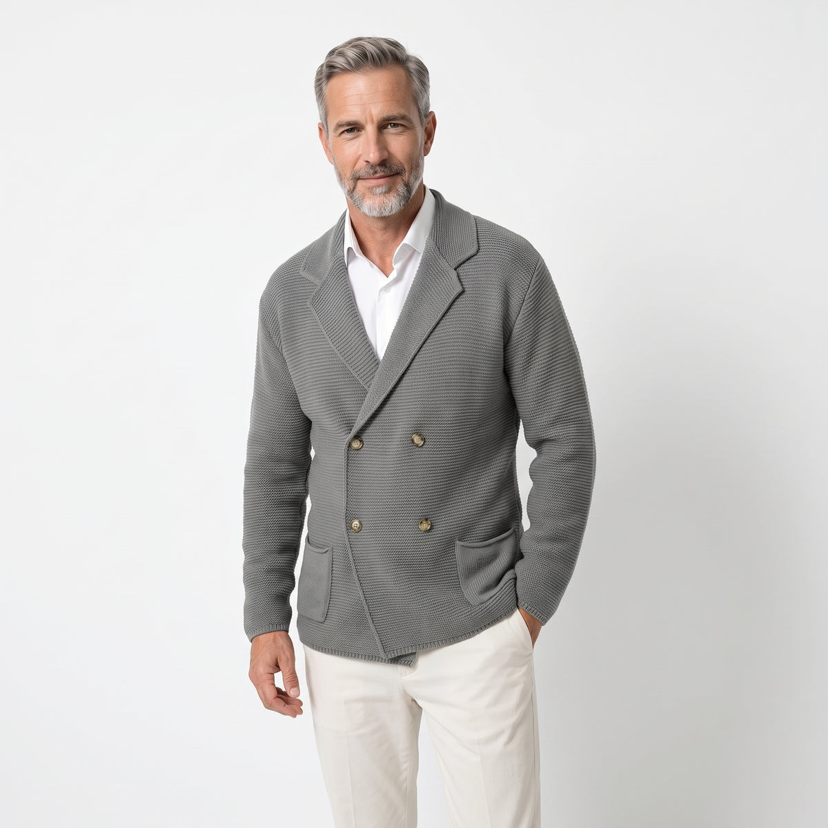 TEXTORIN | BLAZER DE PUNTO TEXTURIZADO