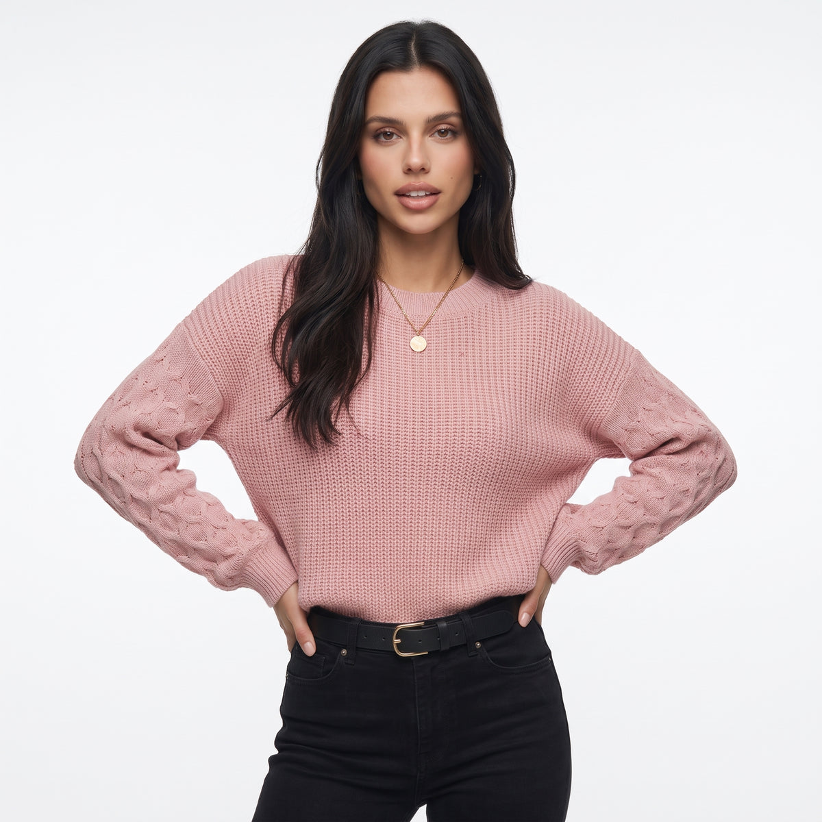 LOSANGELLE | PULLOVER DE PUNTO CON ROMBOS
