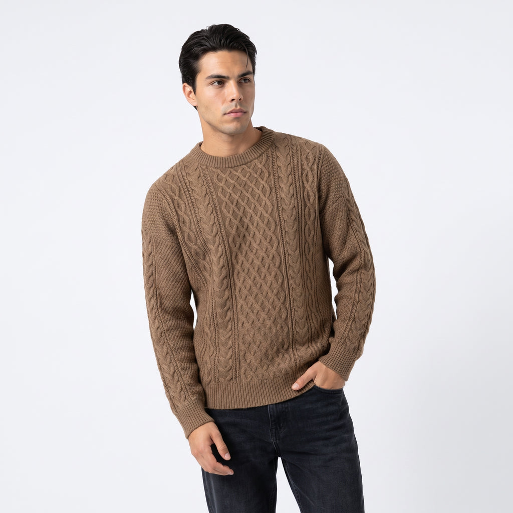 AUBEPINE | JERSEY DE PUNTO TRENZADO