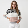 SIBYLLE | SUÉTER ELEGANTE DE LEOPARDO