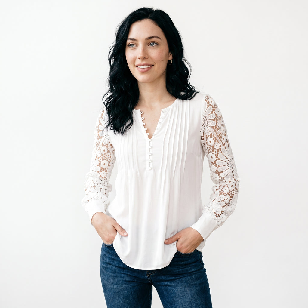 CLÉMENTINE | BLUSA SOFISTICADA DE MANGA LARGA
