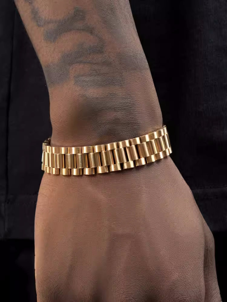 SANGLENOVE | PULSERA DE CORREA GRUESA