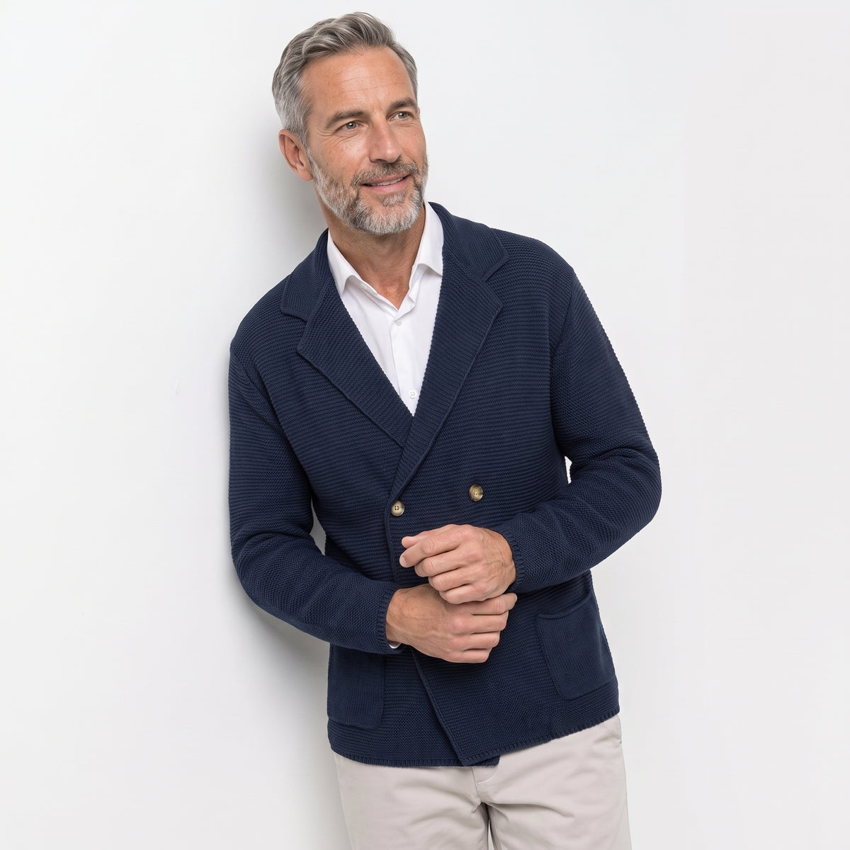 TEXTORIN | BLAZER DE PUNTO TEXTURIZADO