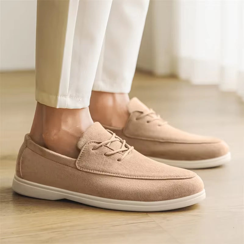 SAUVELIN | MOCASIN DE ANTE CON CORDONES